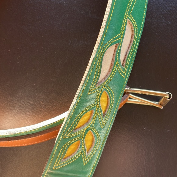 Ralph Lauren vintage western LEATHER belt - Picture 7 of 11